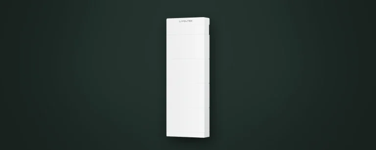 Bateria residencial Livoltek 48V empilhável para armazenamento de energia