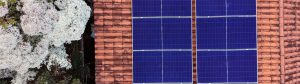 Sistema fotovoltaico instalado pela E2 Solucoes em telhado colonial no Distrito Federal